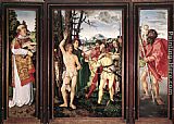 Hans Baldung St Sebastian Altarpiece painting